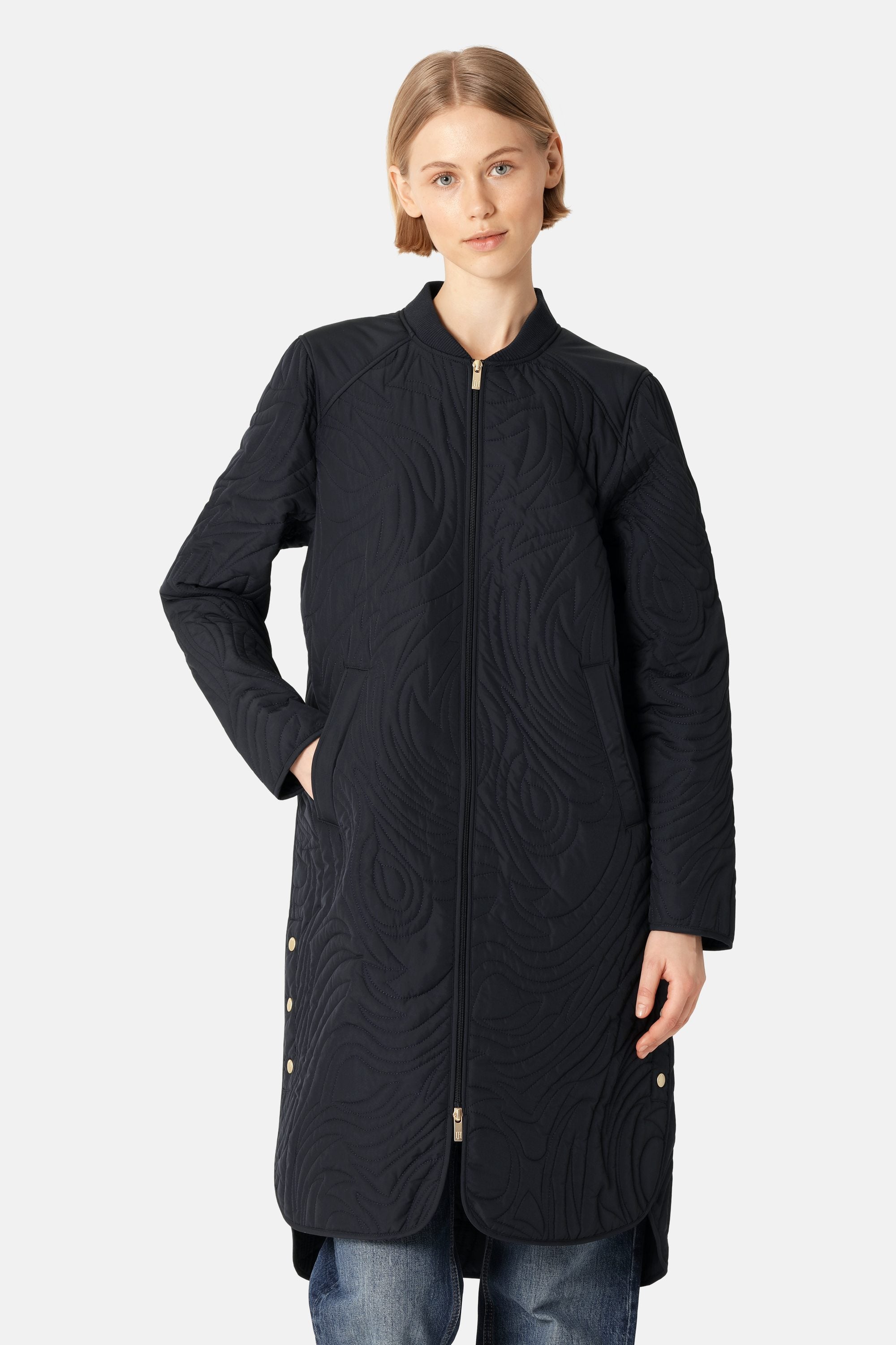 Quiltad Jacka - Dark Indigo